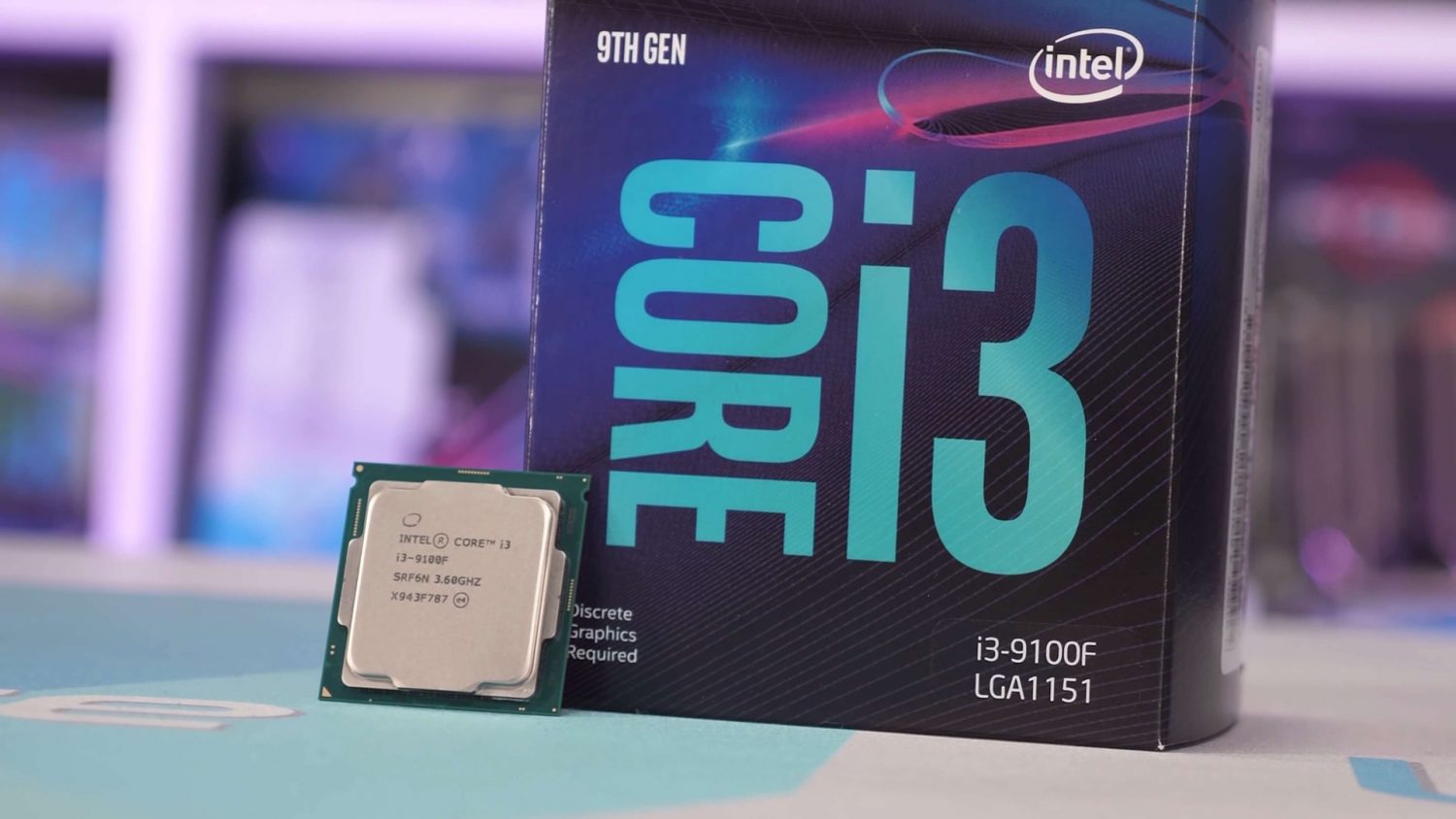 Intel Core I3 9100F Scaled