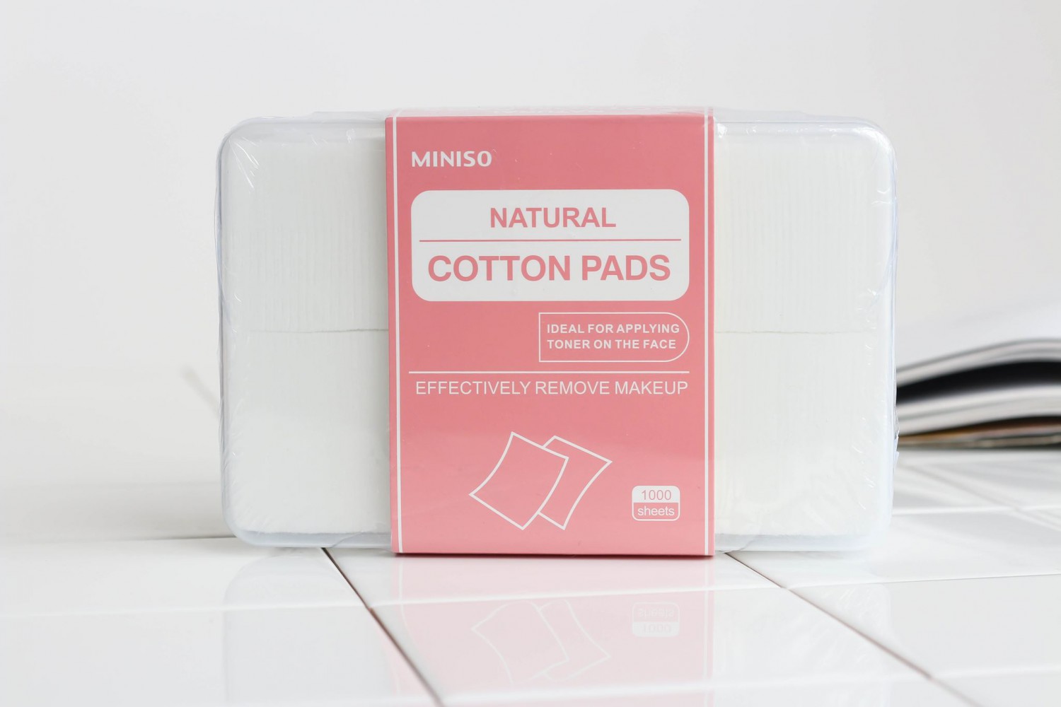 Bong Tay Trang Miniso Natural Cotton Pads