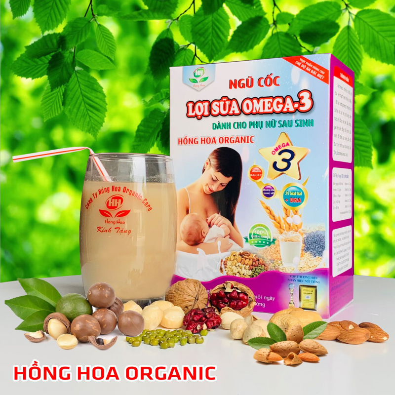 Loi Sua Omega 3 Hong Hoa Organic 684906