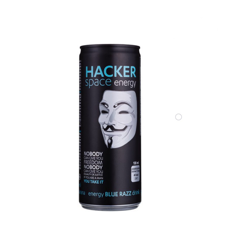 Nuoc Tang Luc Hacker Space Energy Drink Blue Razz 743405