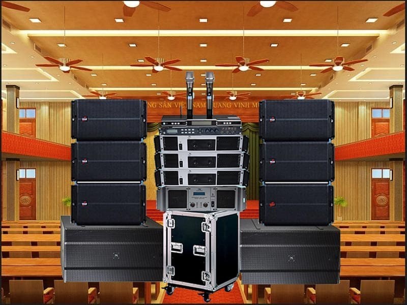 Lắp đặt hệ thống âm thanh tại hội trường