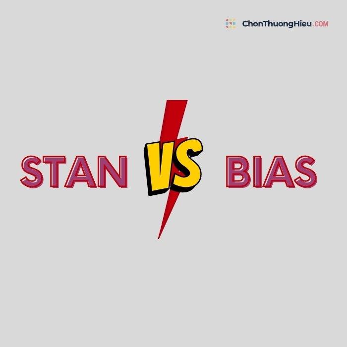 So sánh bias và stan