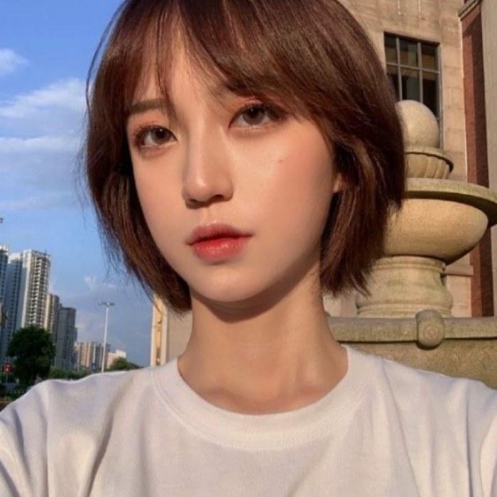 Tóc tém cho mặt vuông