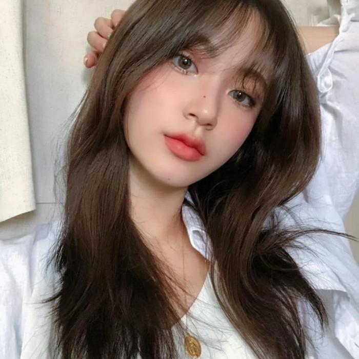 Tóc mullet nữ mặt tròn kiểu đuôi cá