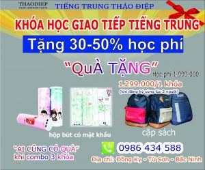 Trung tâm dạy tiếng Trung Thảo Điệp Bắc Ninh