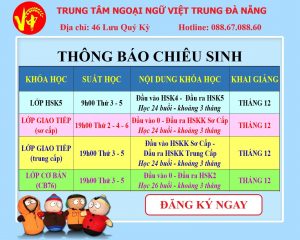 Trung tâm ngoại ngữ Việt Trung Đà Nẵng