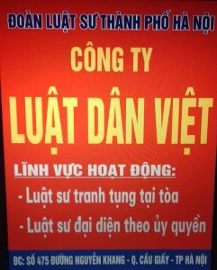 Công ty Luật Dân Việt Hà Nội